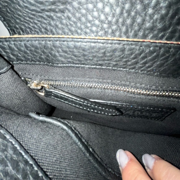 Burberry Gowan Leather and Canvas Crossbody Bag - Picture 2 of 8